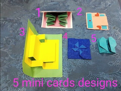 Box Mini Cards Best Design To Decorate Scrapbook Mini Cards