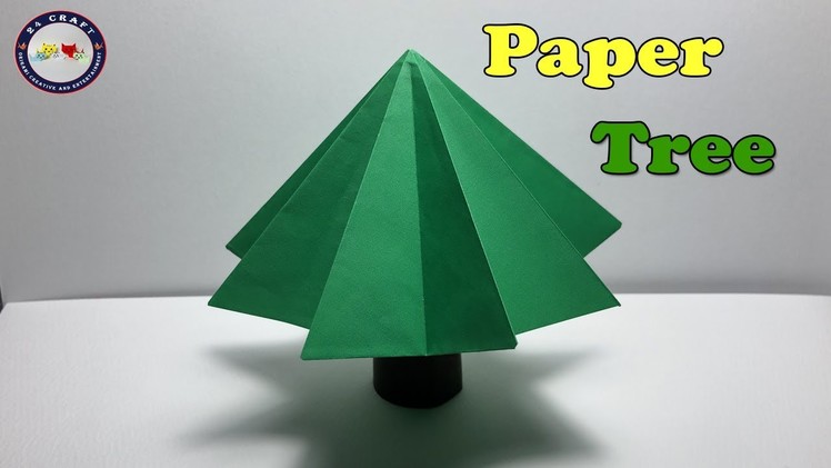 Origami Paper Tree Easy - How to make Origami Tree Paper - Origami for Kids