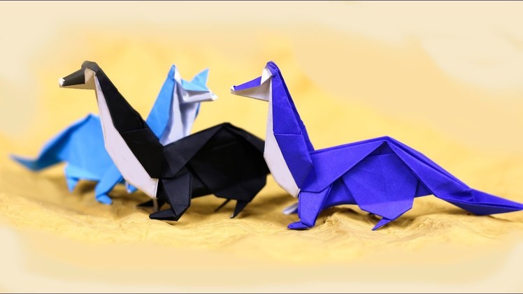 Paper Folding Art Origami: How to Make Ferret