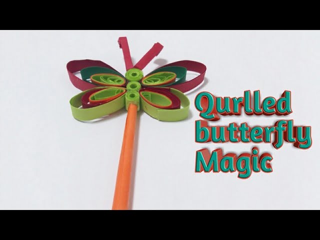 Quilling Butterfly : How to make 3D Quilling Butterfly Magic #05