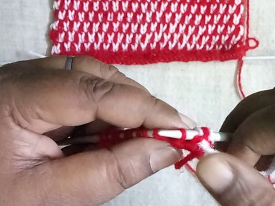 Two Color Knitting Pattern No. 97|Hindi (हिंदी)