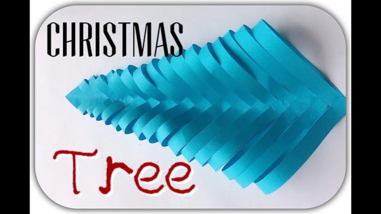 3D Paper Christmas Tree | How to Make a 3D Paper Tree DIY Tutorial