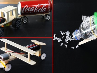 5 Amazing Easy DIY TOYs with Morto DC and Popsicle sticks - very easy