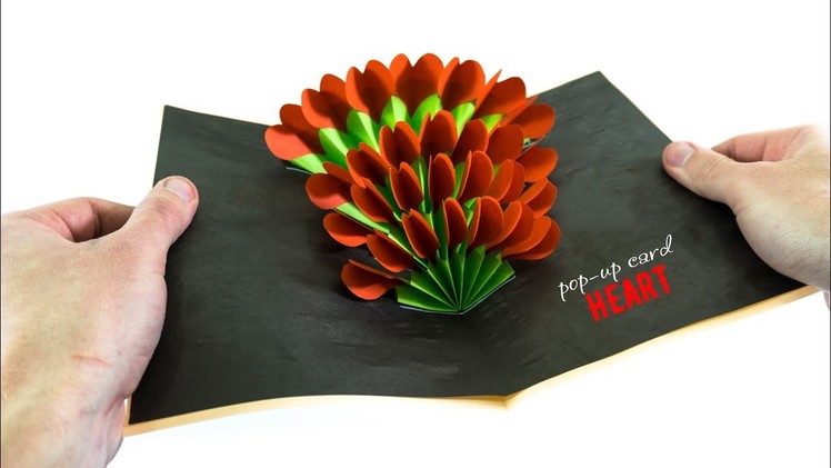 DIY 3D Heart Pop Up Card | Paper Crafts