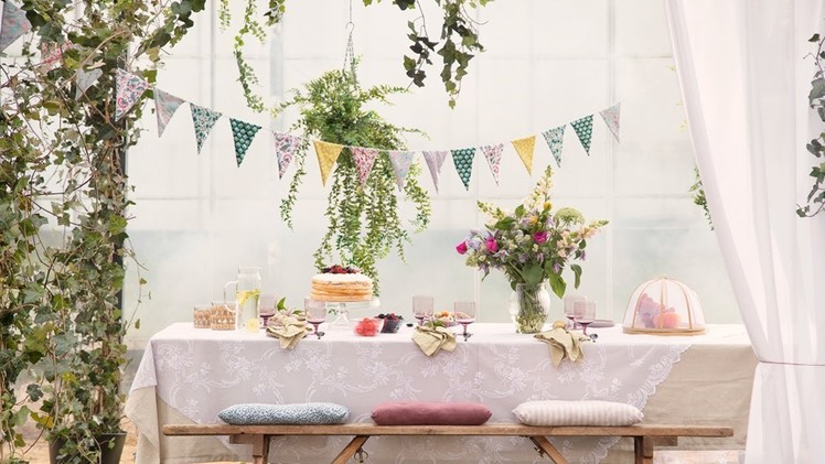 DIY : A string of home-made bunting for festive occasions and everyday “hygge” by Søstrene Grene