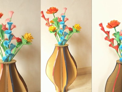 DIY - Beautiful Unique Paper Flower Pot