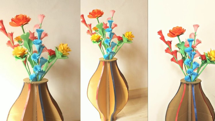 DIY - Beautiful Unique Paper Flower Pot