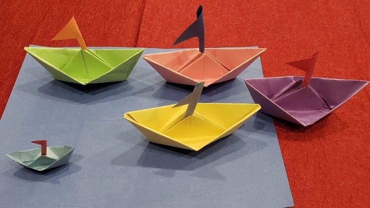DIY Boat with Flag | Paper Crafts for kids. Easy to make