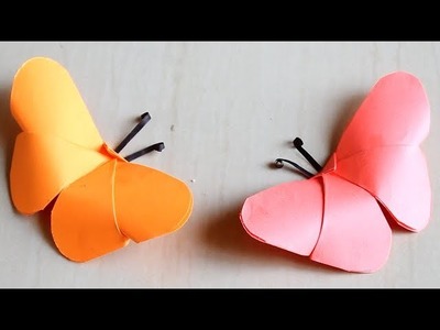 DIY - Easy Paper Butterfly Origami - Cute & Easy Butterfly DIY - Origami for Beginners