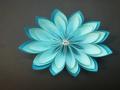 Diy flores de papel - Flores de Origami - Easy paper flowers - Flower making