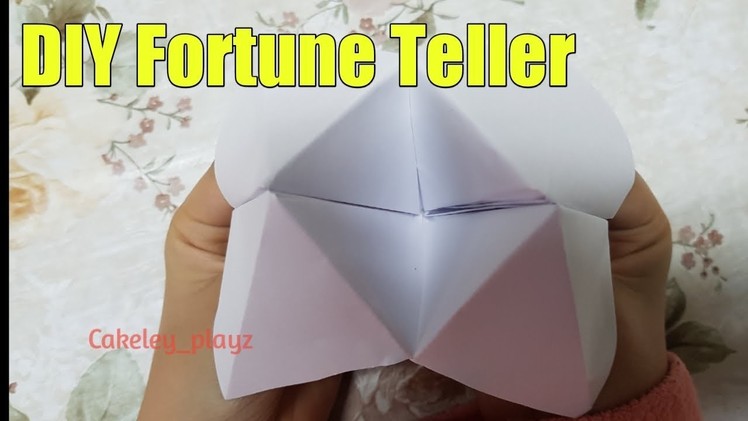DIY How To Make A Paper Fortune Teller