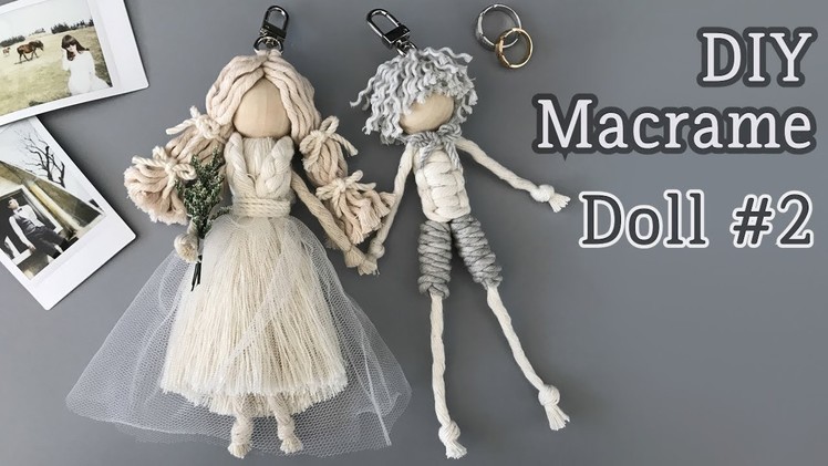 DIY Macrame Doll #2 For Wedding. 마크라메 인형 #2