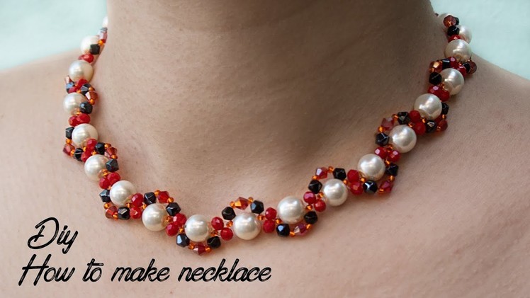 (DIY) NECKLACE | HOW TO MAKE NECKLACE | JEWERLY MAKING