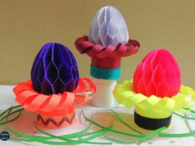 DIY Paper Easter egg - How to Make 3D Paper Easter Eggs