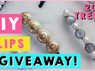 DIY PEARL HAIR CLIPS + GIVEAWAY!! VERSACE INSPIRED | PHILIPPINES | MiaKamille