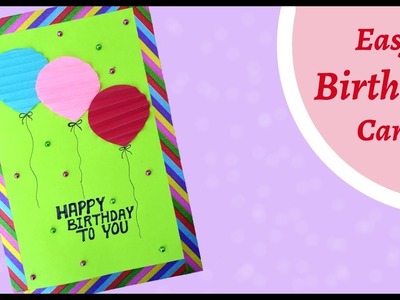 Easy Birthday Card | DIY Happy Birthday Card | Birthday Card for Kids