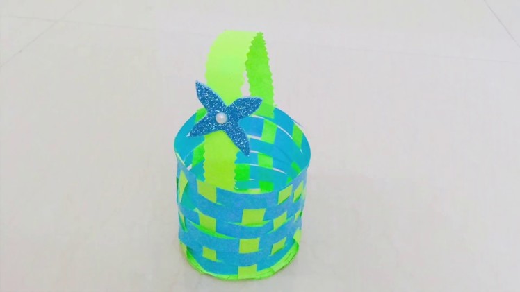 Easy Paper Basket Diy | Beautiful Basket from paper | Paper Basket