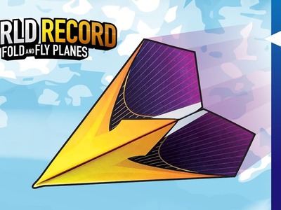 FLIES OVER 200 FEET! — World Record Paper Airplane — How to Fold Suzanne, Designed by John Collins