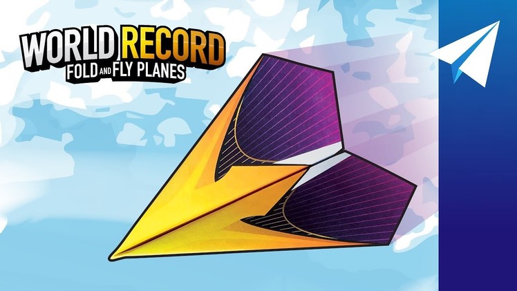 FLIES OVER 200 FEET! — World Record Paper Airplane — How to Fold Suzanne, Designed by John Collins