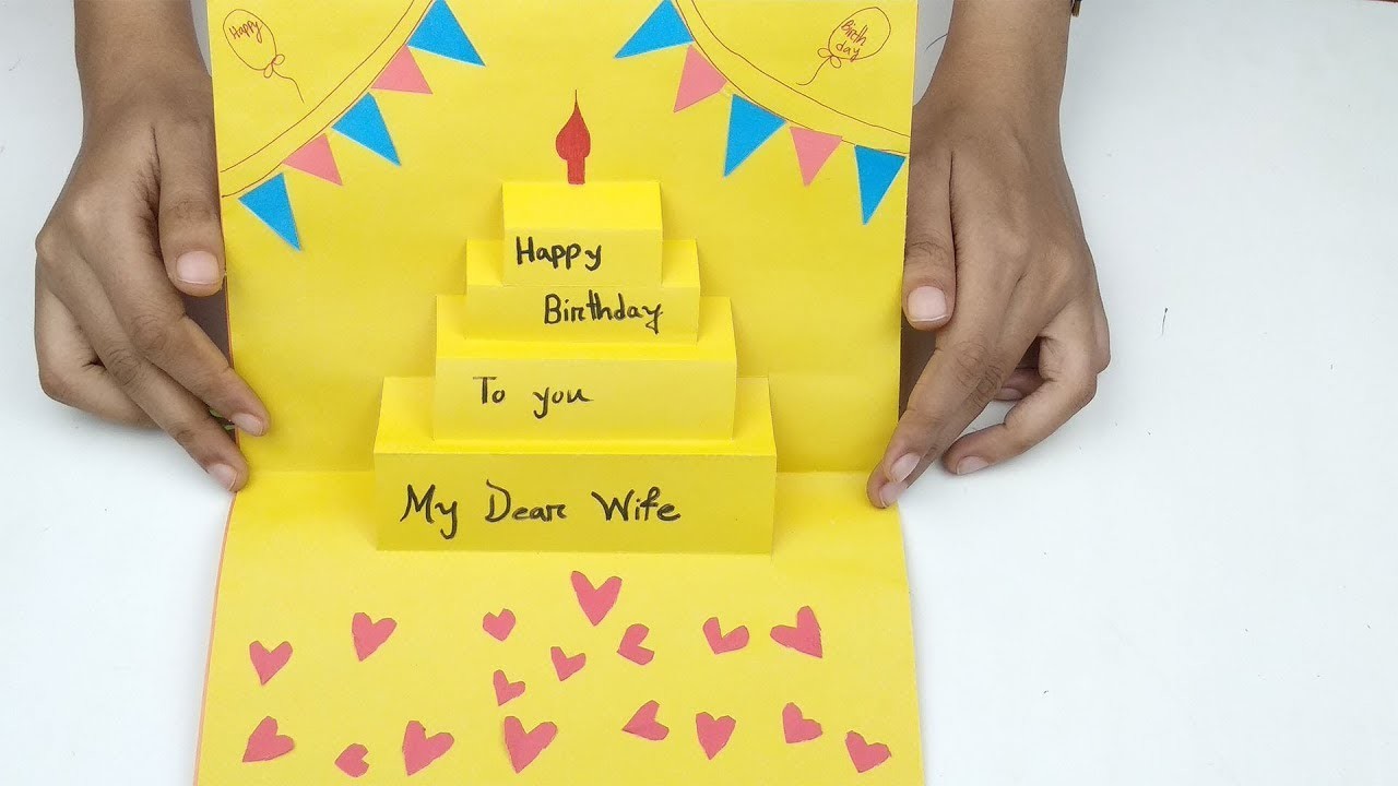 How To Make A Homemade Birthday Card For My Wife