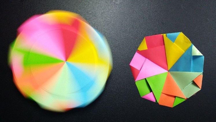 How To Make A Modular Spinning Top - ORIGAMI MODULAR SPINNING TOP