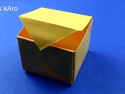 Box How To Make A Paper Box That Open And Close Check Karo