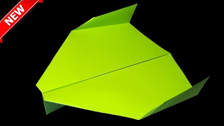 How to Make an AMAZING GLIDER - New Paper Airplane 2019 That Fly So FAR! [Bass Ackwards]
