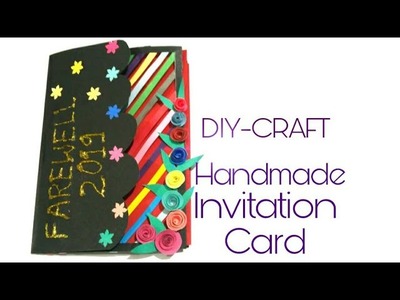 How to make Invitation card for farewell "Handmade farewell invitation card"___[DIY-paper craft] #8