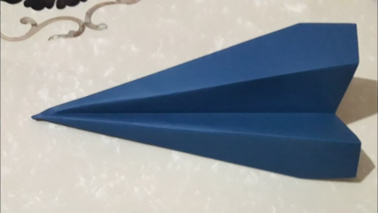 How to make paper airplane.