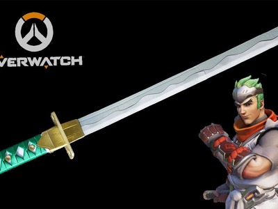 How to make Paper Ninja Sword - Young Genji Sword - Overwatch
