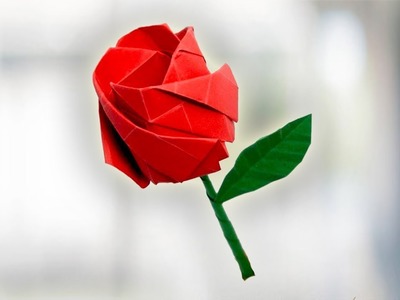 How to Make Paper Rose | Origami rose