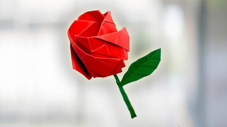 How to Make Paper Rose | Origami rose