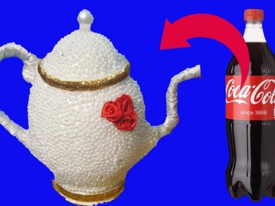 How to make plastic bottle teacup ||Diy room decoration idea with plastic bottle||