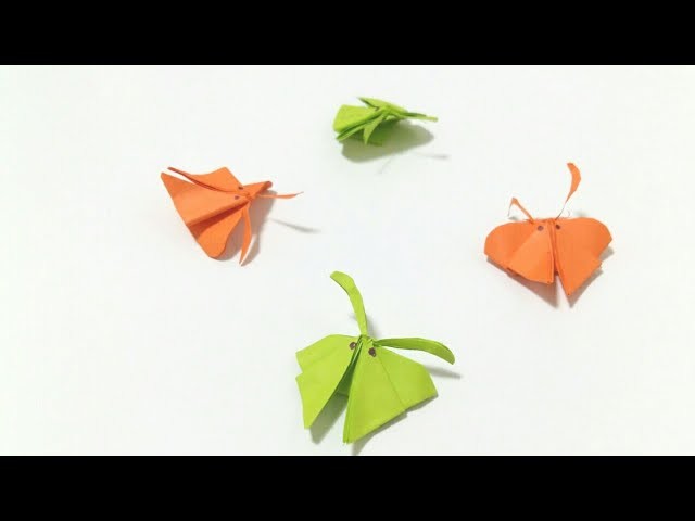 Origami crafts: Learn to Fold Paper Flying Butterfly #06