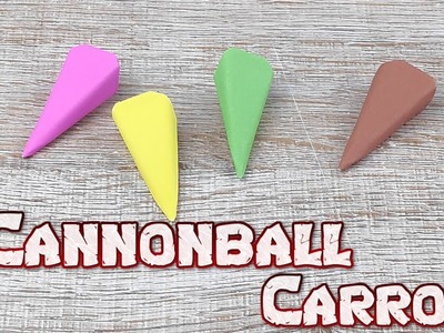 Origami Fold a Cannonball Carrot | How To Making a Carrot Flying Nail Tutorial | DIY a Paper Craft