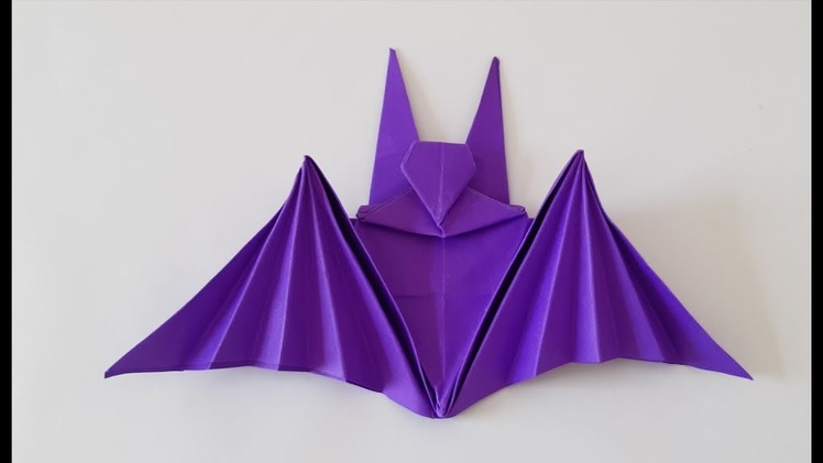 Origami Paper Art -How to Make a Bat ???? Como Fazer um Morcego (All Paper Art)