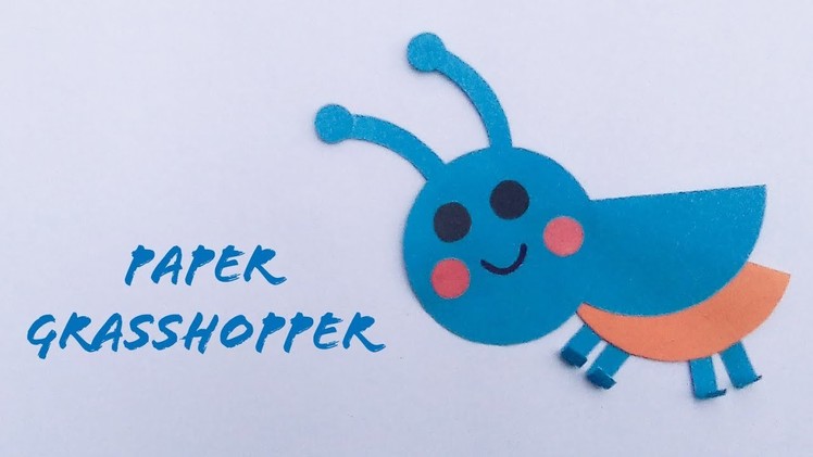 Paper Crafts For Kids | Paper Grasshopper | The Best Crafts