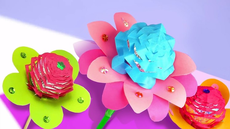 Paper flower - sweet surprise gift - tutorial
