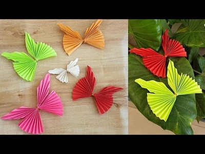 Very Simple And Easy Paper Butterfly\\ DIY Paper Butterfly