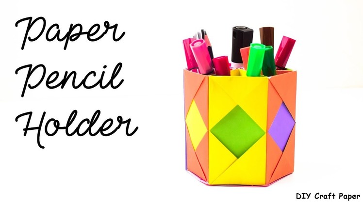 WOW: How to Make Paper Pen Holder | How to Make a Pencil Holder | Pen & Pencil Holder | Pen Stand