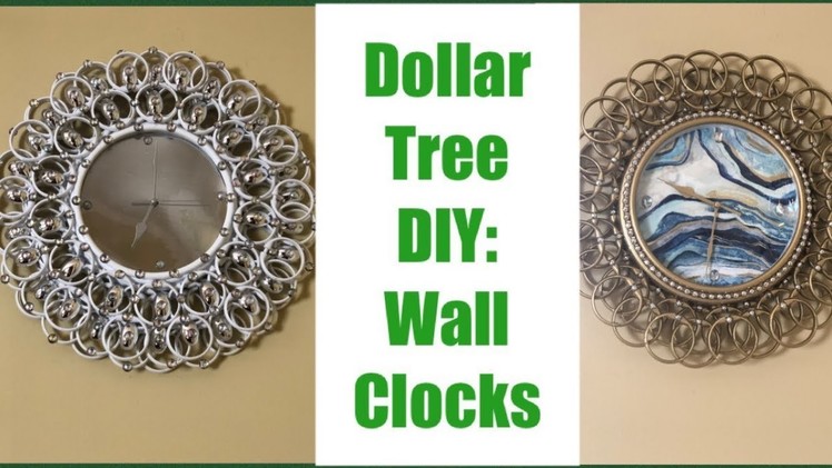 2019 Dollar Tree DIY || ????Decorative Wall Clocks????