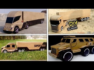 4 Amazing RC Truck | DIY Cardboard