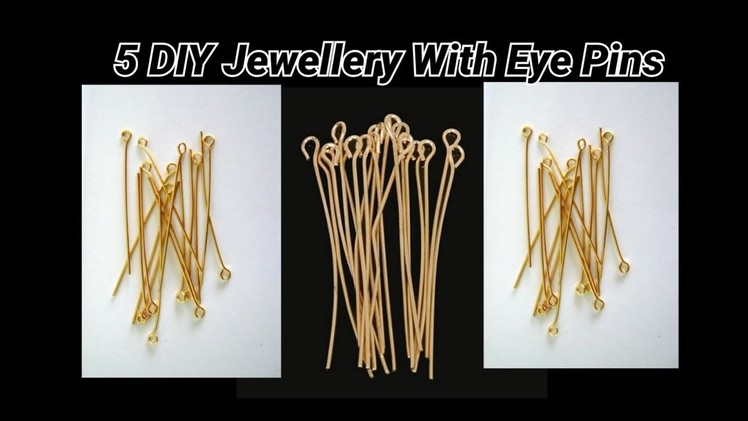 5 DIY ideas of jewellery with eye pins
