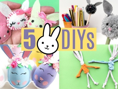 5 Rabbit Projects - 5 cool ways to make DIY Bunny Crafts!