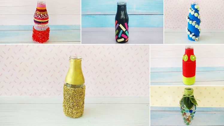 6 Gorgeous and Elegant DIY Bottle Decor Ideas | Best DIY Video | 1 Minute Crafts