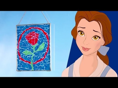 Beauty and the Beast Stained Glass Pasta Art | Disney DIY by Disney Family