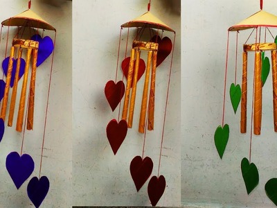 Best Use Of Old Wedding cards. DIY Wind Chime DIY Wind Chime.jhumar.Wall Hanging From waste