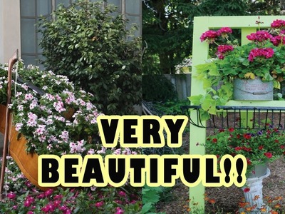 CLEVER IDEAS! 50 Upcycle Old Furniture for Lovely DIY Garden