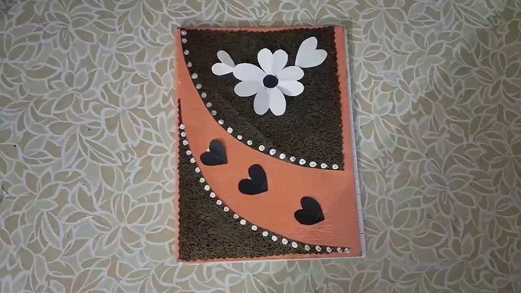 Diy 2 Notebook Cover Design.How to Decorate Notebook cover.Notebook decoration ideas for school.