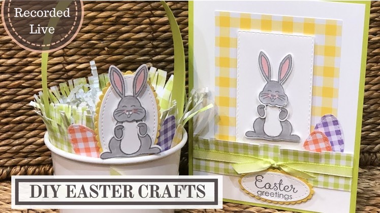 DIY Easter Crafts (Basket and Handmade Card)